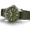 Montre Hamilton Khaki Navy Scuba Quartz Cadran Vert