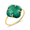 Bague Morganne Bello Victoria Or Jaune Agate Verte