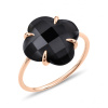 E-shop Morganne Bello Bague Victoria Or Rose Onyx