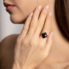 E-shop Morganne Bello Bague Victoria Or Rose Onyx