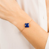 Bracelet Morganne Bello Victoria Or Jaune Lapis Lazuli