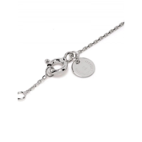 Bracelet Morganne Bello Or Blanc Quartz Rose Poudré Coussin