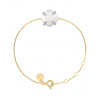Bracelet Morganne Bello Victoria Lys Or Jaune Nacre Diamants