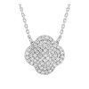 Collier Morganne Bello Chance Or Blanc Diamants Sertis