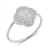 Bague Morganne Bello Chance Or Blanc Diamants Sertis