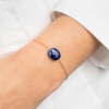 Bracelet Morganne Bello Or Jaune Lapis Lazuli Coussin