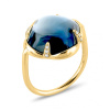 Bague Morganne Bello Songe Or Jaune Topaze Blue London Diamants
