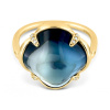 Bague Morganne Bello Songe Or Jaune Topaze Blue London Diamants