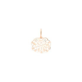 Pendentif Ginette NY Mini Lotus Charm Or Rose
