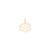 Pendentif Ginette NY Mini Lotus Charm Or Rose