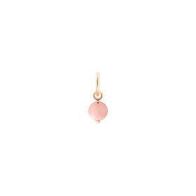 Pendentif Ginette NY Rhodochrosite Tiny Bead Charm Or Rose