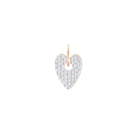 Pendentif Ginette NY Diamond Angele Charm Or Rose
