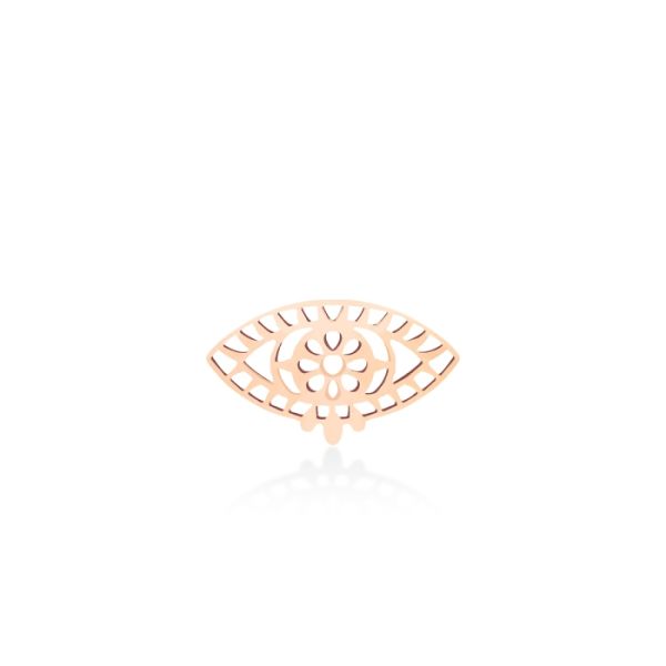 Boucles d'oreilles Ginette NY Solo Ajna Stud Or Rose