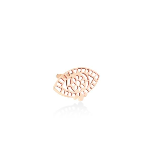 Boucles d'oreilles Ginette NY Solo Ajna Stud Or Rose