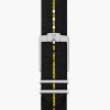 MONTRE TUDOR BLACK BAY PRO 39 MM BRACELET TISSU NOIR BANDE JAUNE