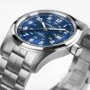 Montre Hamilton Khaki Field Auto 42 mm Cadran Bleu