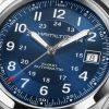Montre Hamilton Khaki Field Auto 38 mm Cadran Bleu