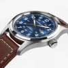 Montre Hamilton Khaki Field Auto 42 mm Cadran Bleu