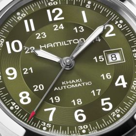 Montre Hamilton Khaki Field Auto 42 mm Cadran Vert