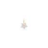 Pendentif Ginette NY Diamond Milky Way Star Charm Or Rose