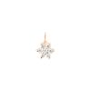 Pendentif Ginette NY Diamond Star Charm Or Rose
