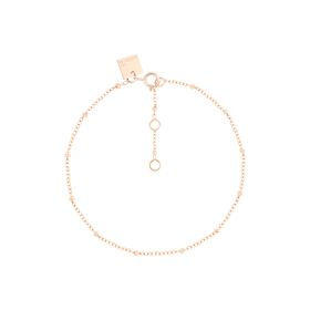 Bracelet Ginette NY Bead Chain Bracelet Or Rose