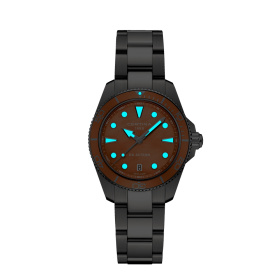 Montre Certina DS Action 34.5mm  Cadran NacreBracelet Acier inoxydable 316L,Aluminium,Super-LumiNova