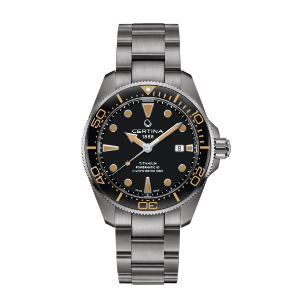 Montre Certina DS Action Diver 43mm Powermatic 80 Automatique Cadran Noir