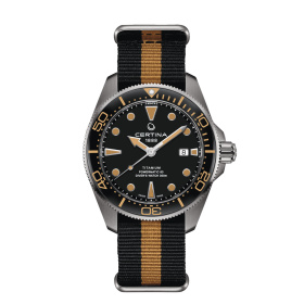 Montre Certina DS Action Diver 43mm Powermatic 80 Automatique Cadran Noir