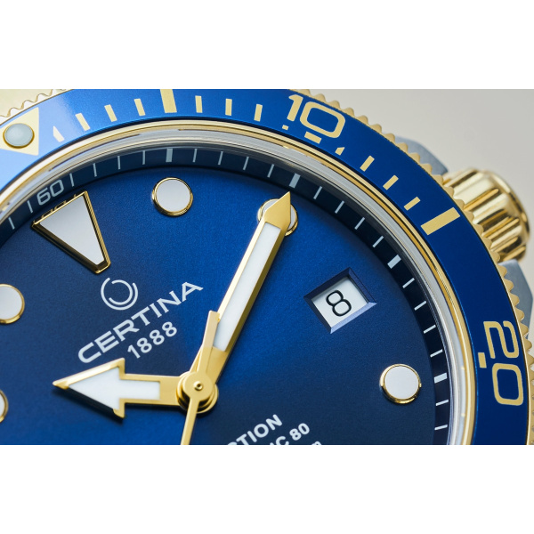 Montre Certina DS Action Diver 38mm Powermatic 80 Sea Turtle Conservancy Special Edition Automatique Cadran Bleu