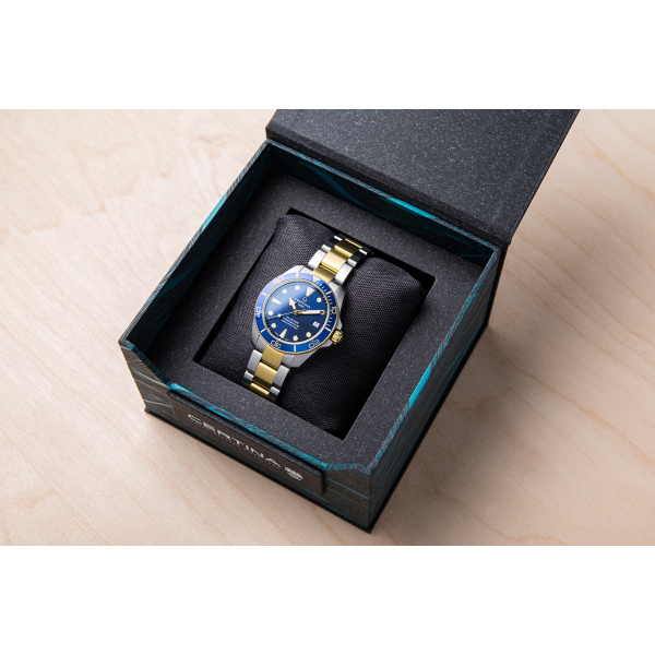 Montre Certina DS Action Diver 38mm Powermatic 80 Sea Turtle Conservancy Special Edition Automatique Cadran Bleu