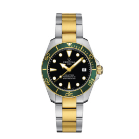 Montre Certina DS Action Diver 38mm Powermatic 80 Automatique Cadran Noir