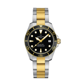 Montre Certina DS Action Diver 38mm Powermatic 80 Automatique Cadran Noir