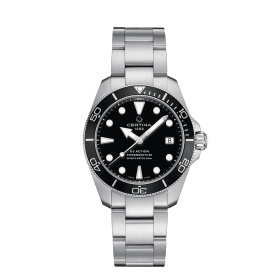 Montre Certina DS Action Diver 38mm Powermatic 80 Automatique Cadran Noir