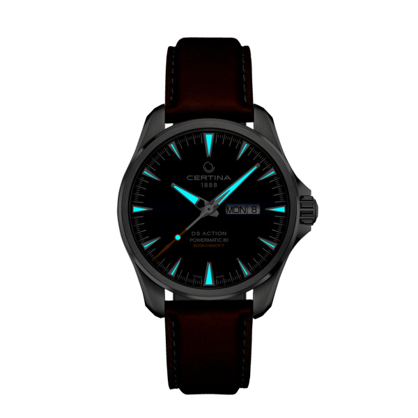 Montre Certina DS Action Day Date Powermatic 80 Automatique Cadran Bleu