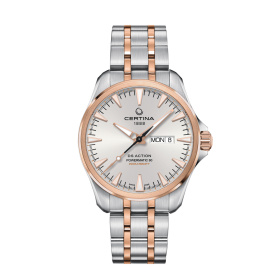 Montre Certina DS Action Day Date Powermatic 80 Automatique Cadran Argent