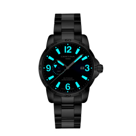 Montre Certina DS Podium GMT Quartz Cadran Bleu