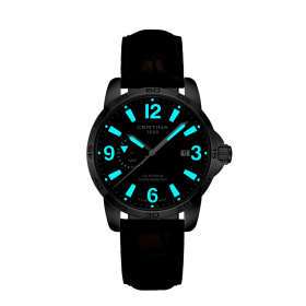 Montre Certina DS Podium GMT Quartz Cadran Noir