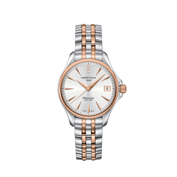 Montre Certina DS Action Lady Diamonds Quartz Cadran Argent