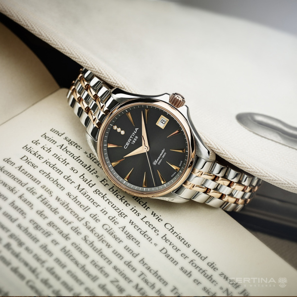 Montre Certina DS Action Lady Diamonds Quartz Cadran Gris