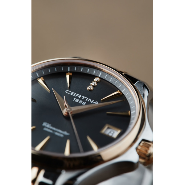 Montre Certina DS Action Lady Diamonds Quartz Cadran Gris