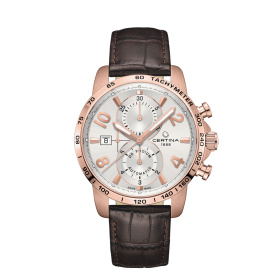 Montre Certina DS Podium Chronograph Automatic Automatique Cadran Argent
