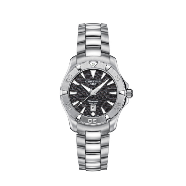 Montre Certina DS Action Lady 34mm Quartz Cadran Noir