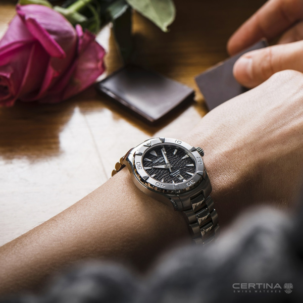 Montre Certina DS Action Lady 34mm Quartz Cadran Noir