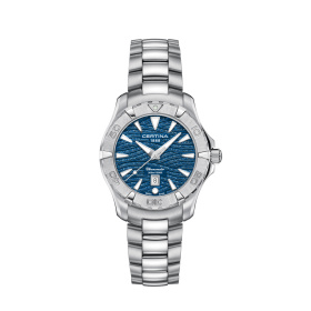 Montre Certina DS Action Lady 34mm Quartz Cadran Bleu