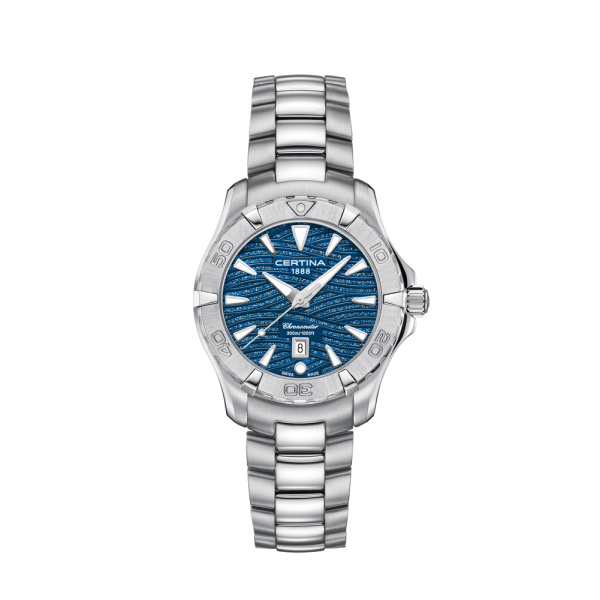 Montre Certina DS Action Lady 34mm Quartz Cadran Bleu