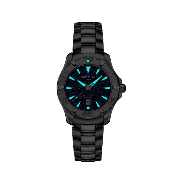 Montre Certina DS Action Lady 34mm Quartz Cadran Bleu