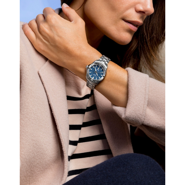 Montre Certina DS Action Lady 34mm Quartz Cadran Bleu