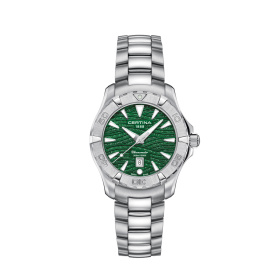 Montre Certina DS Action Lady 34mm Quartz Cadran Vert