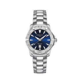 Montre Certina DS Action Lady 34mm Quartz Cadran Bleu